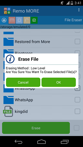 How to Shred Files on Android - Shredding Methods