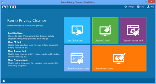 How to Clean Junk Files from PC - Main Screen